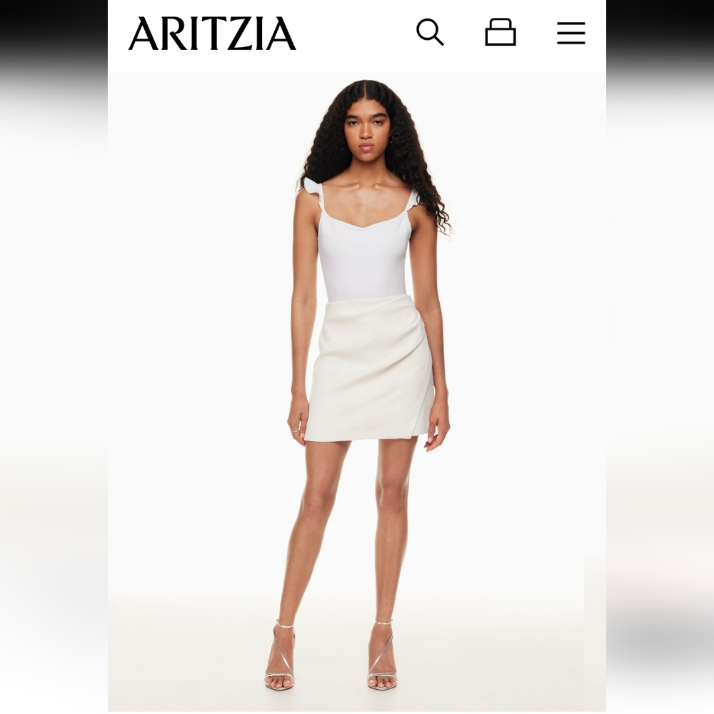 ARITZIA WILFRED Vegan skirt